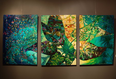 Vernissage Triptyque Topical - Montr&eacute;al, Canada.