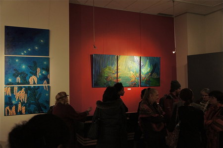 Vernissage Triptyque Topical - Montr&eacute;al, Canada.